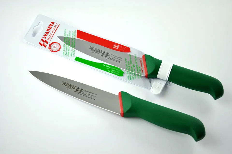 سكين تقطيع 16 سم مقبض أخضر SVN 5820