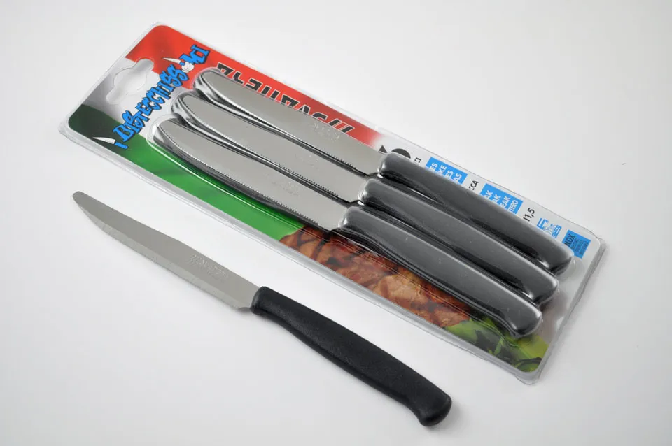 سكين خضروات 6 قطع أسود SVN 9755N