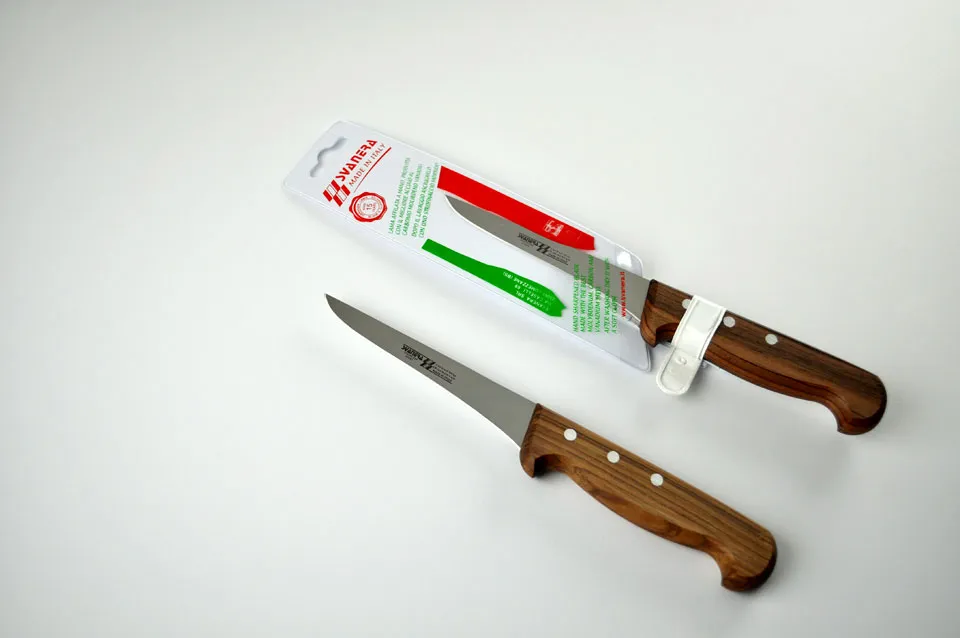 سكين تشفية 13 سم مقبض خشبي SVN 6177