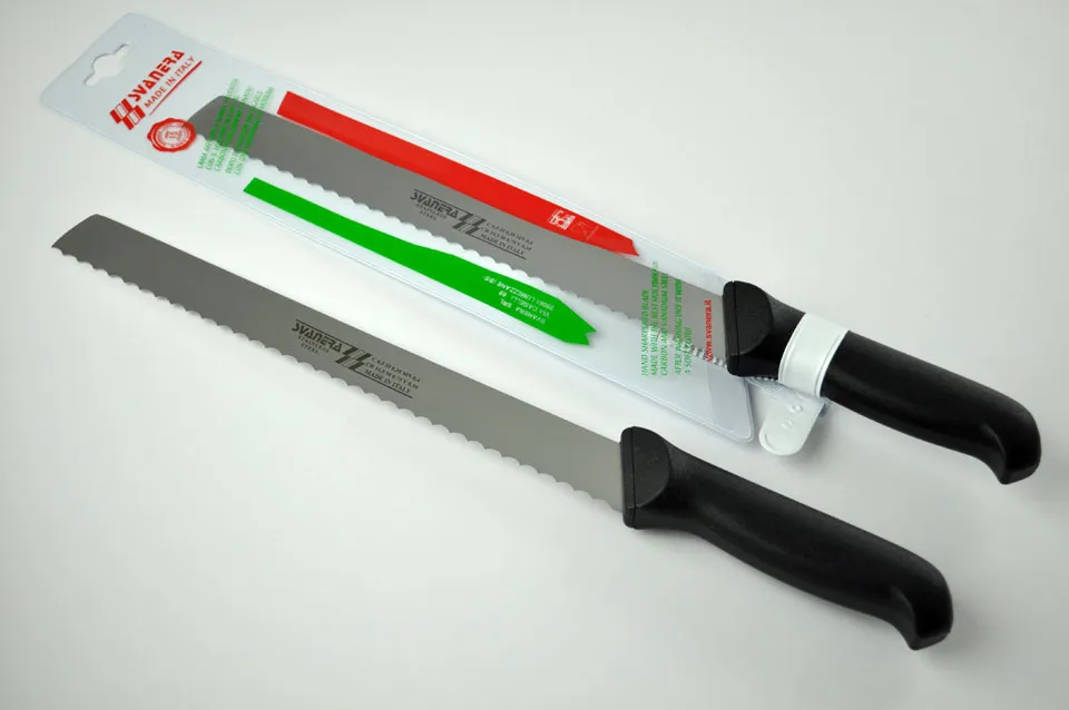 سكين خبز 26 سم مقبض أسود SVN 6543