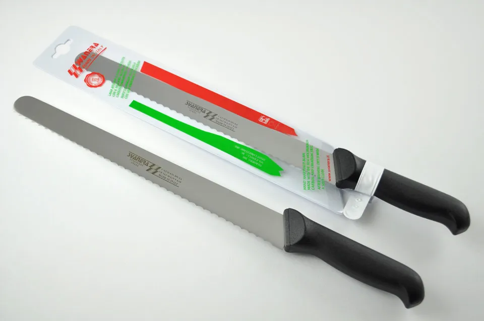 سكين خبز 30 سم مقبض أسود SVN 6545