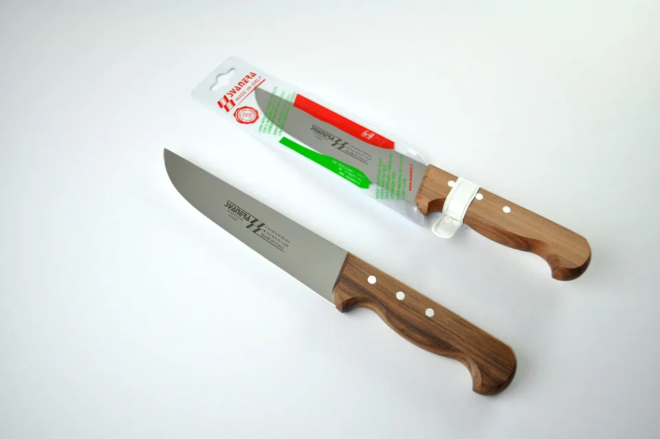 سكين ذبح 18 سم مقبض خشبي SVN 6135