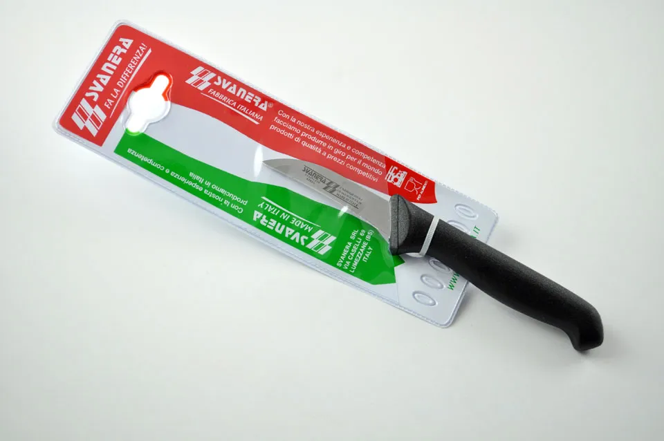 سكين رسم فواكه 7 سم مقبض أسود SVN 6503