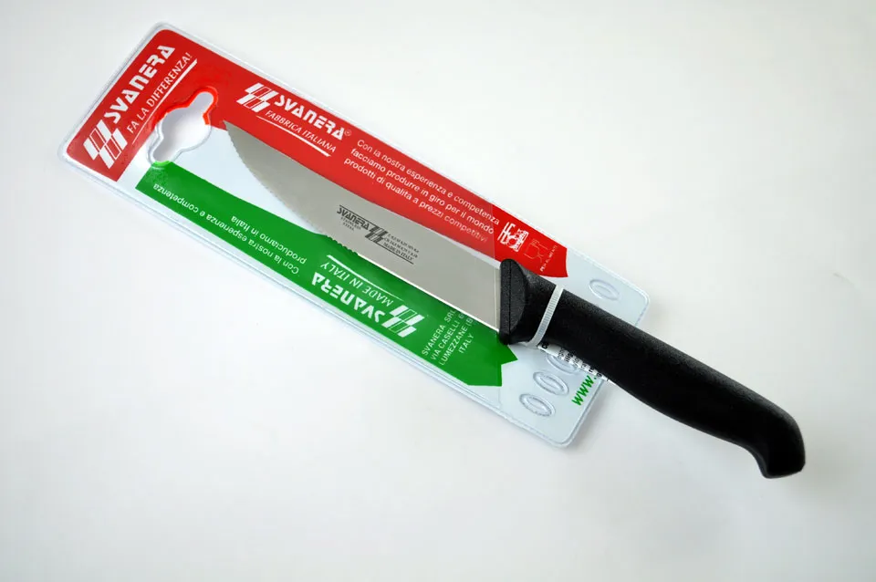 سكين ستيك 12 سم مقبض أسود SVN 6505