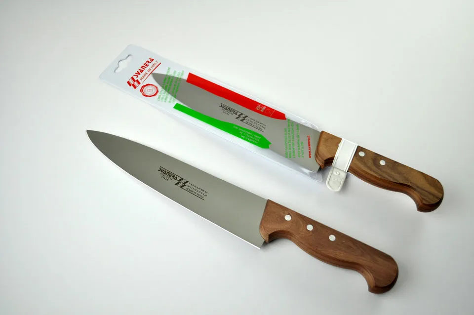 سكين شيف 22 سم مقبض أسود SVN 6151