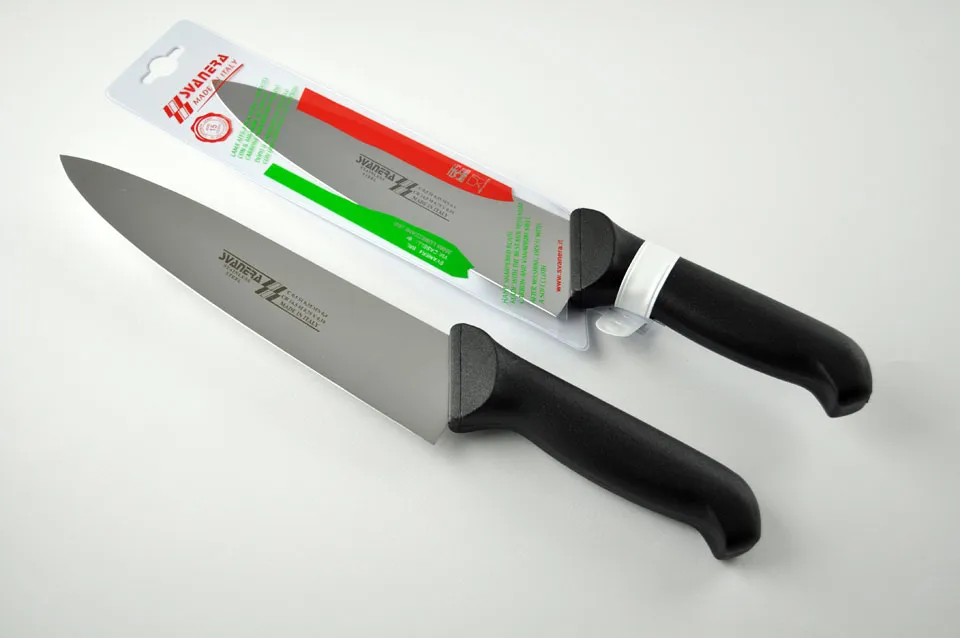 سكين شيف 22 سم مقبض أسود SVN 6651