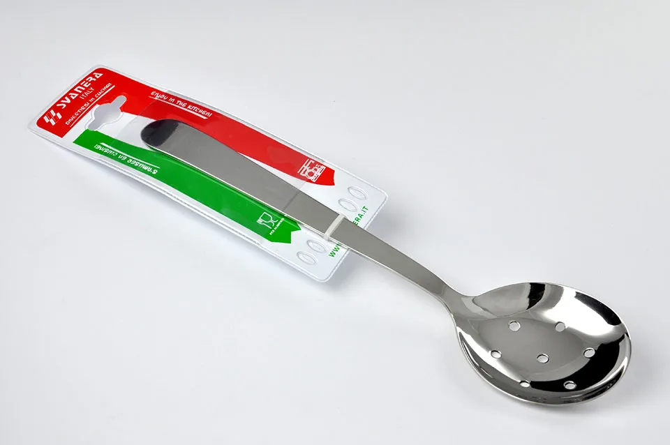 ملعقة تقديم ستيل منقبة SVN 8773